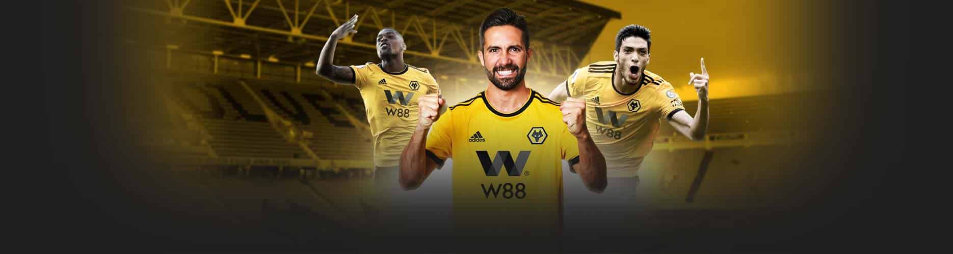 W88 กับความภูมิใจในการเป็นสปอร์นเซอร์เสื้อทีมวูลฟ์แฮมป์ตัน